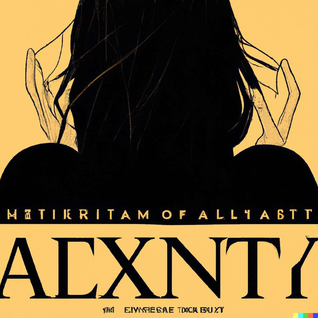 a representation of anxiety, promotional poster for an Oscar-winning movie